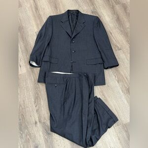 Canali Exclusive Collection EU50 (US 42-44R) Super 150’s Wool Birdseye Navy Suit